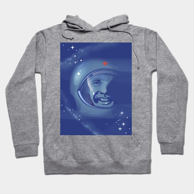 Soviet Cosmonaut Hoodie by nickemporium1